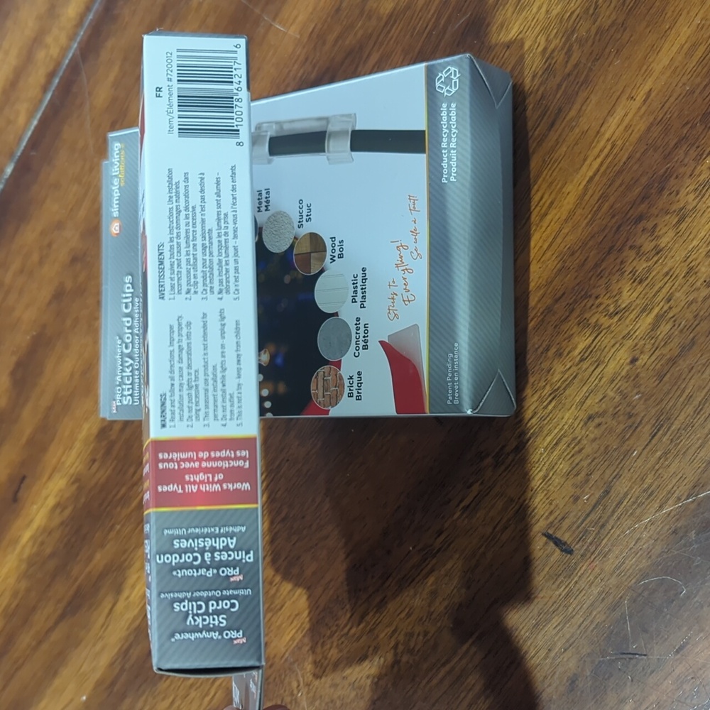 Simple Living Innovations Sticky cord Clips - Picture 3 of 4